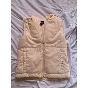 Cream colored vest